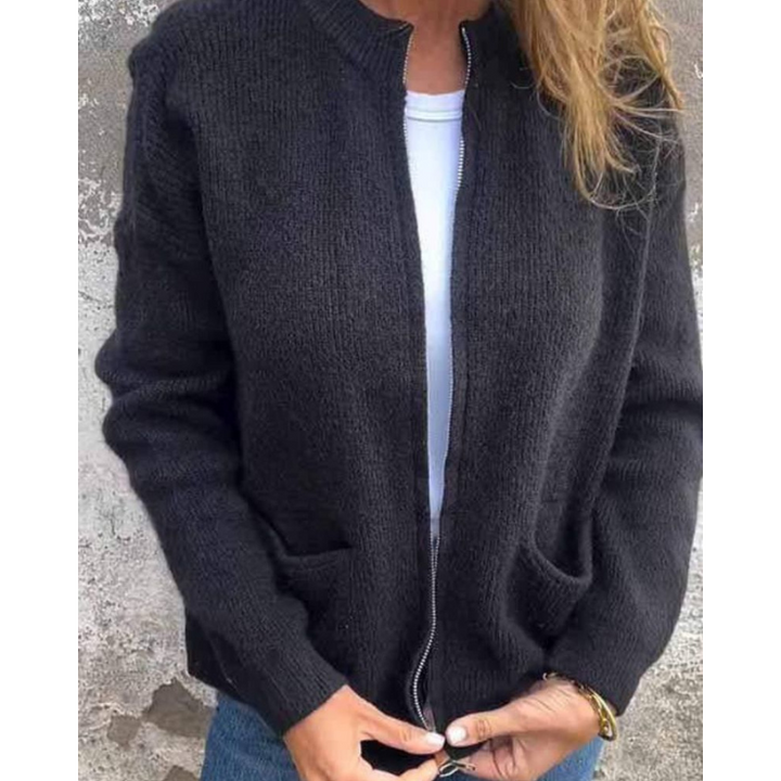 Emma & Rose timeless knit cardigan — women's knitwear