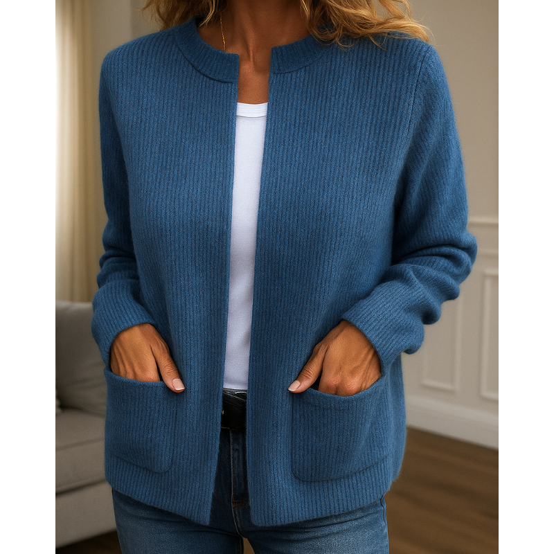 Emma & Rose timeless knit cardigan — women's knitwear