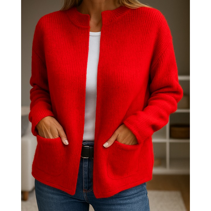 Emma & Rose timeless knit cardigan — women's knitwear