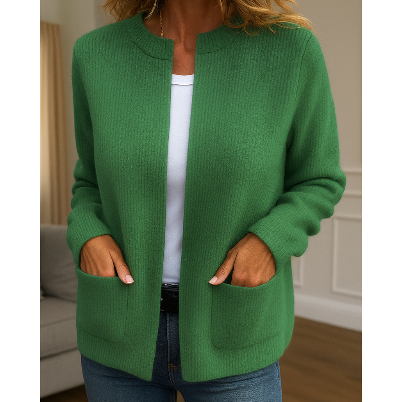 Emma & Rose timeless knit cardigan — women's knitwear