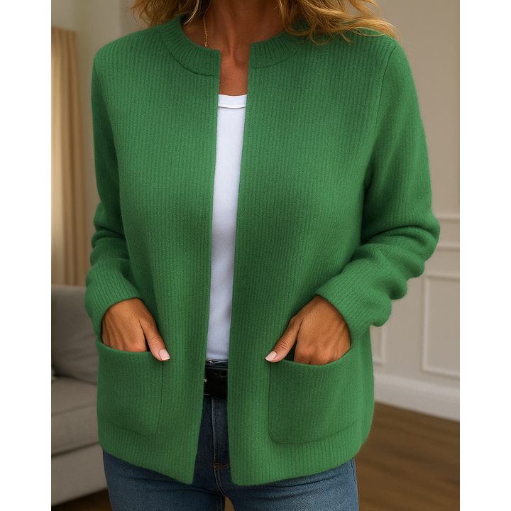 Emma & Rose timeless knit cardigan — women's knitwear