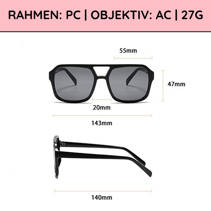 Women's Square Candy Beach Sunglasses