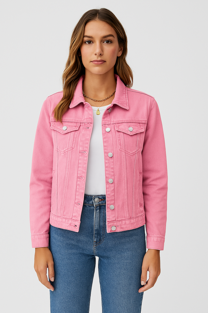 Zaira – Trendy Short Denim Jacket for Women