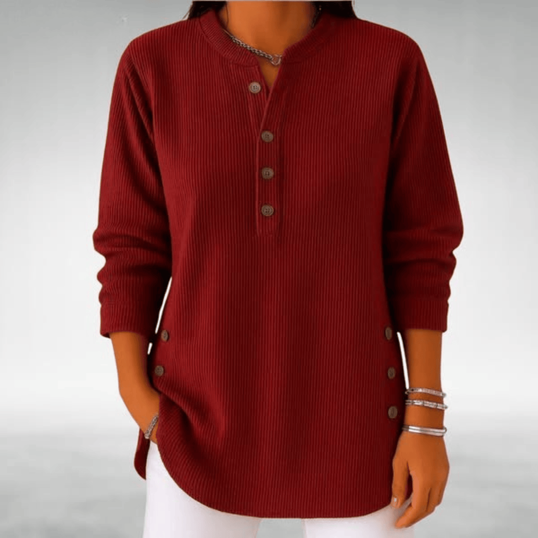 Susan™ Comfort Jumper by Emma & Rose Cape Town, soft knit fabric in a cozy, relaxed fit, shown in a neutral color.