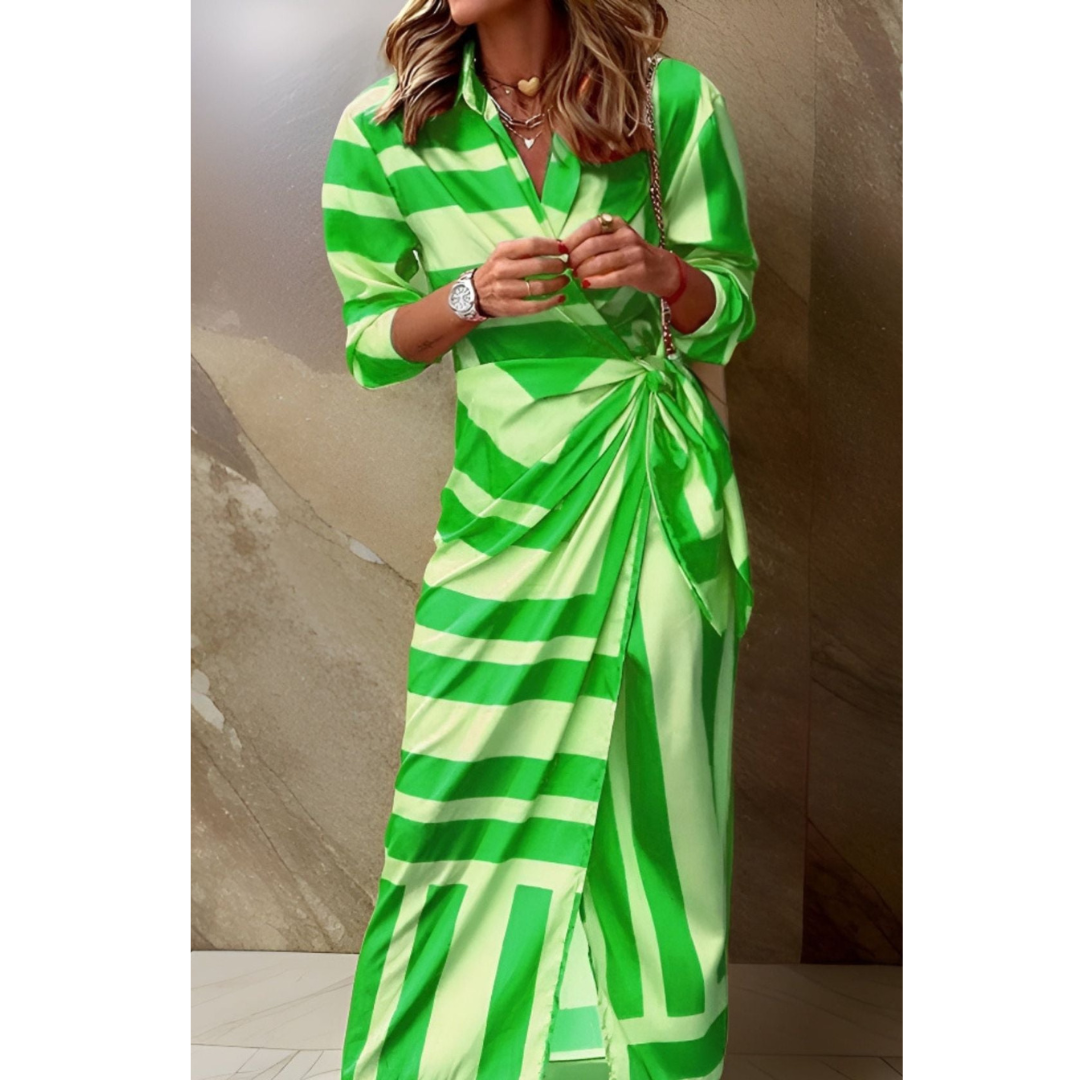 Dácil | Elegant Wrap Dress for Women with Belt