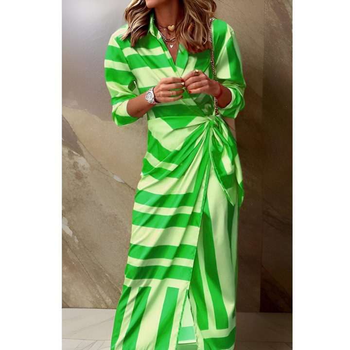 Dácil | Elegant Wrap Dress for Women with Belt