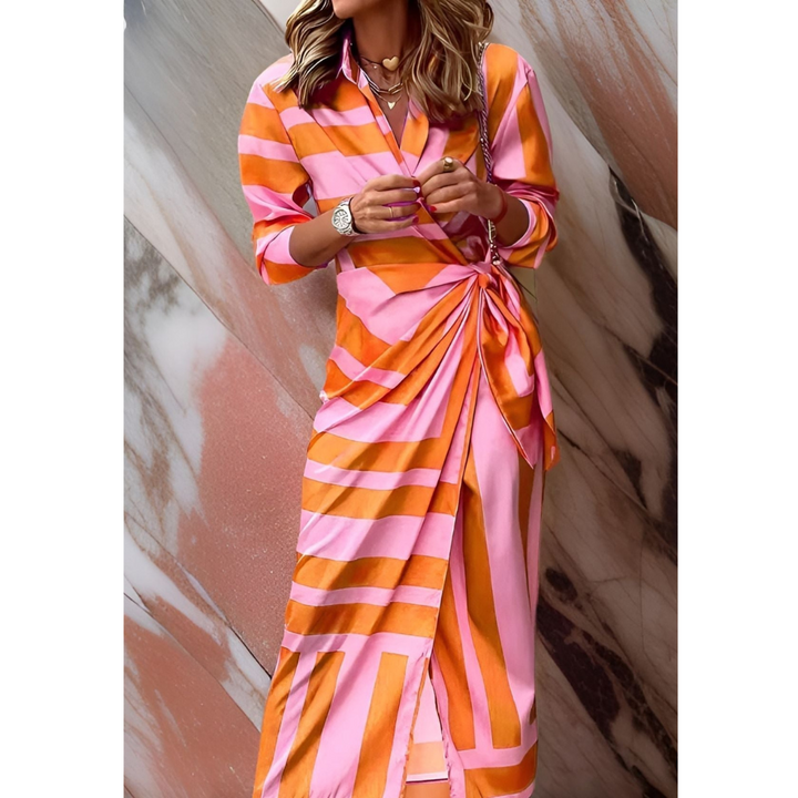 Dácil | Elegant Wrap Dress for Women with Belt