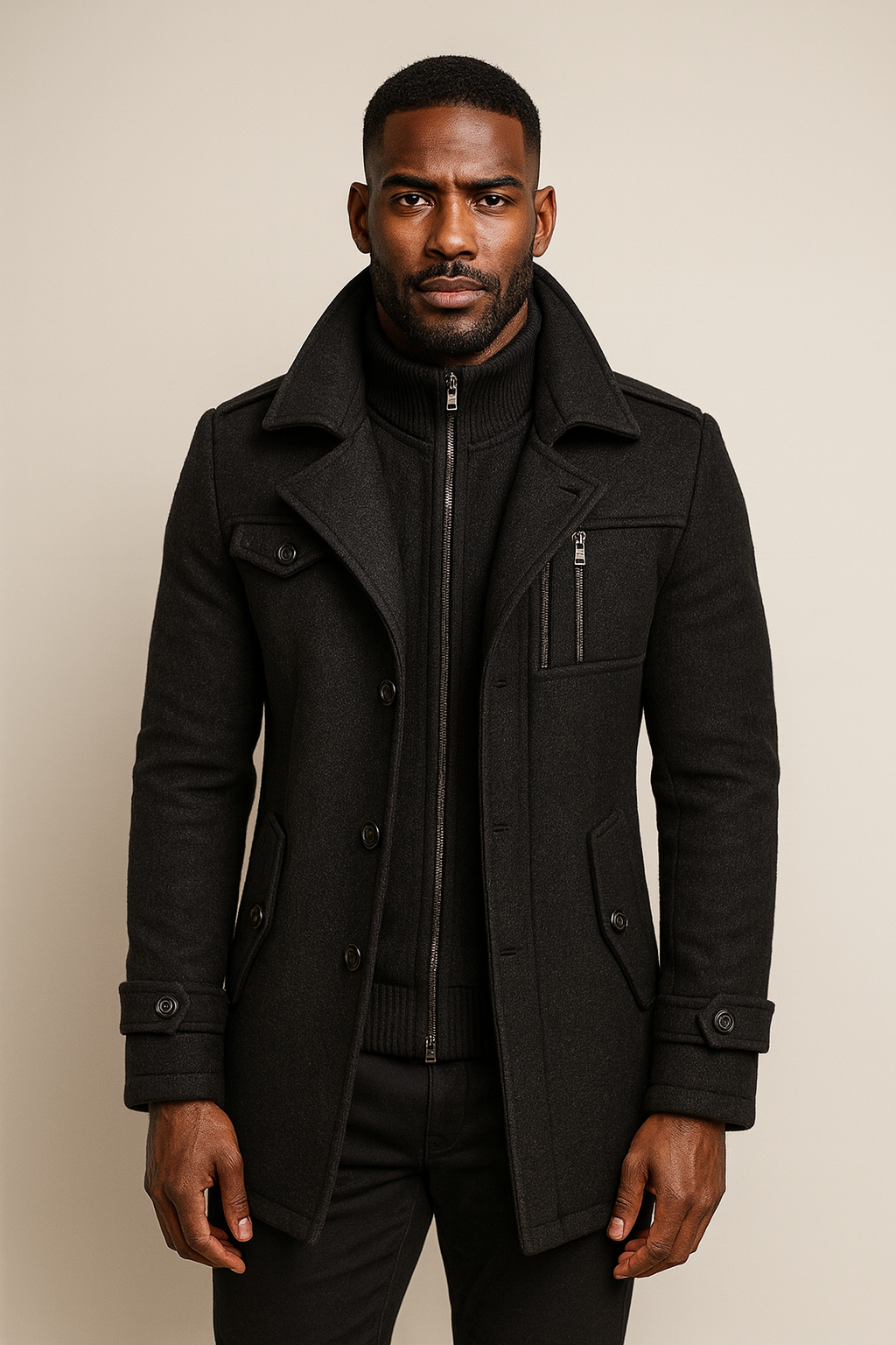 Winter Coat for Men - Elena Harper