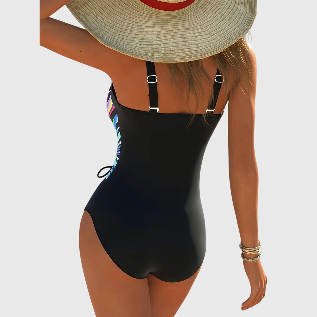 Women's Fashion High Elasticity Cross-Front Swimsuit