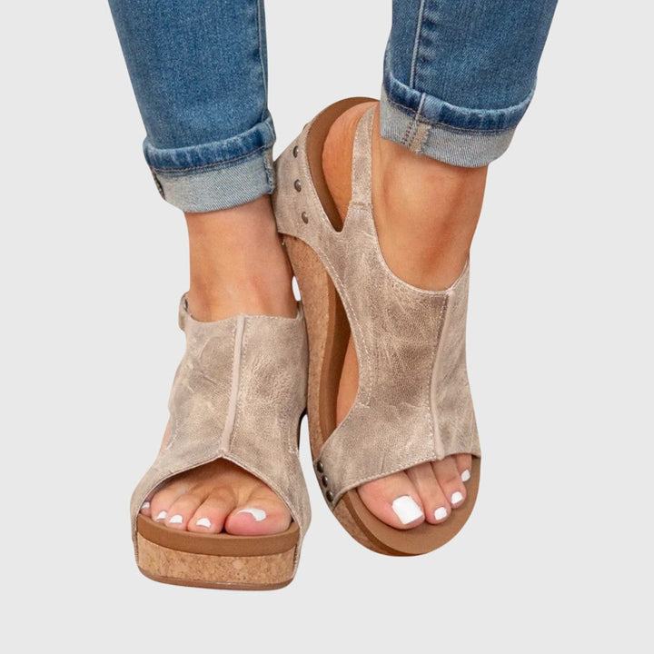 Bella | Dames Orthopedische Platform Sandalen