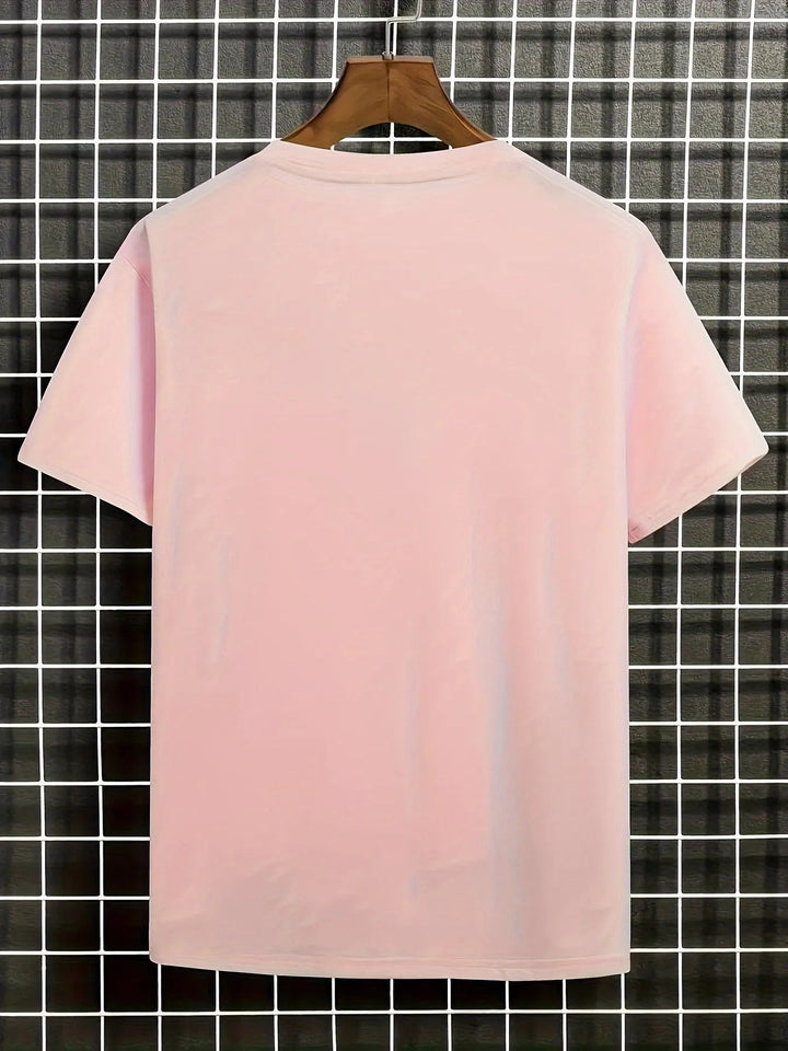 Men's Floral Wave Graphic Tee - Effortless Style & Comfort