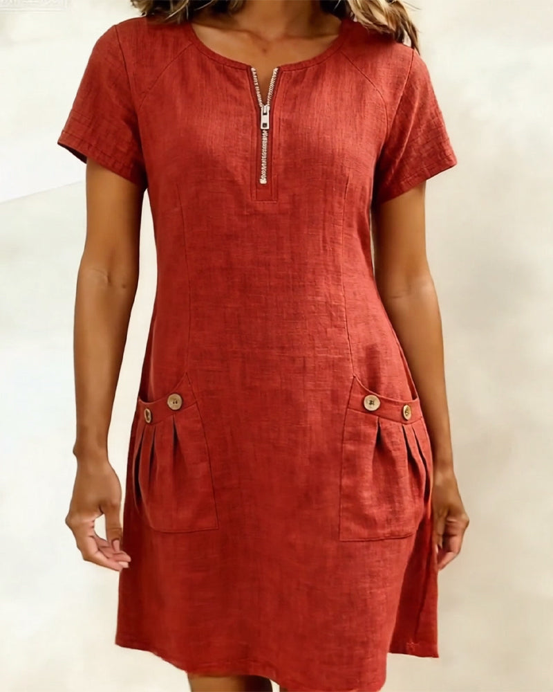 Lina Dress™ — Natural Elegance for Every Day
