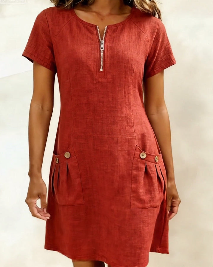 Lina Dress™ — Natural Elegance for Every Day