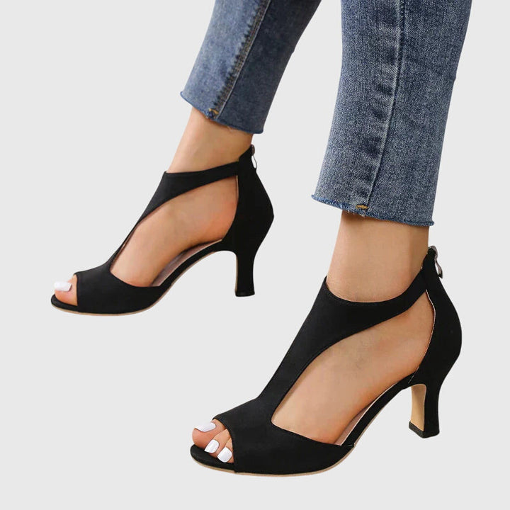 Alejandra | Women's Spring Sandals with Open Heel and Cut-Out Design