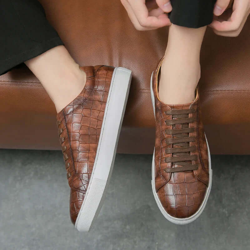 Men's Lace-Up British Style Boots