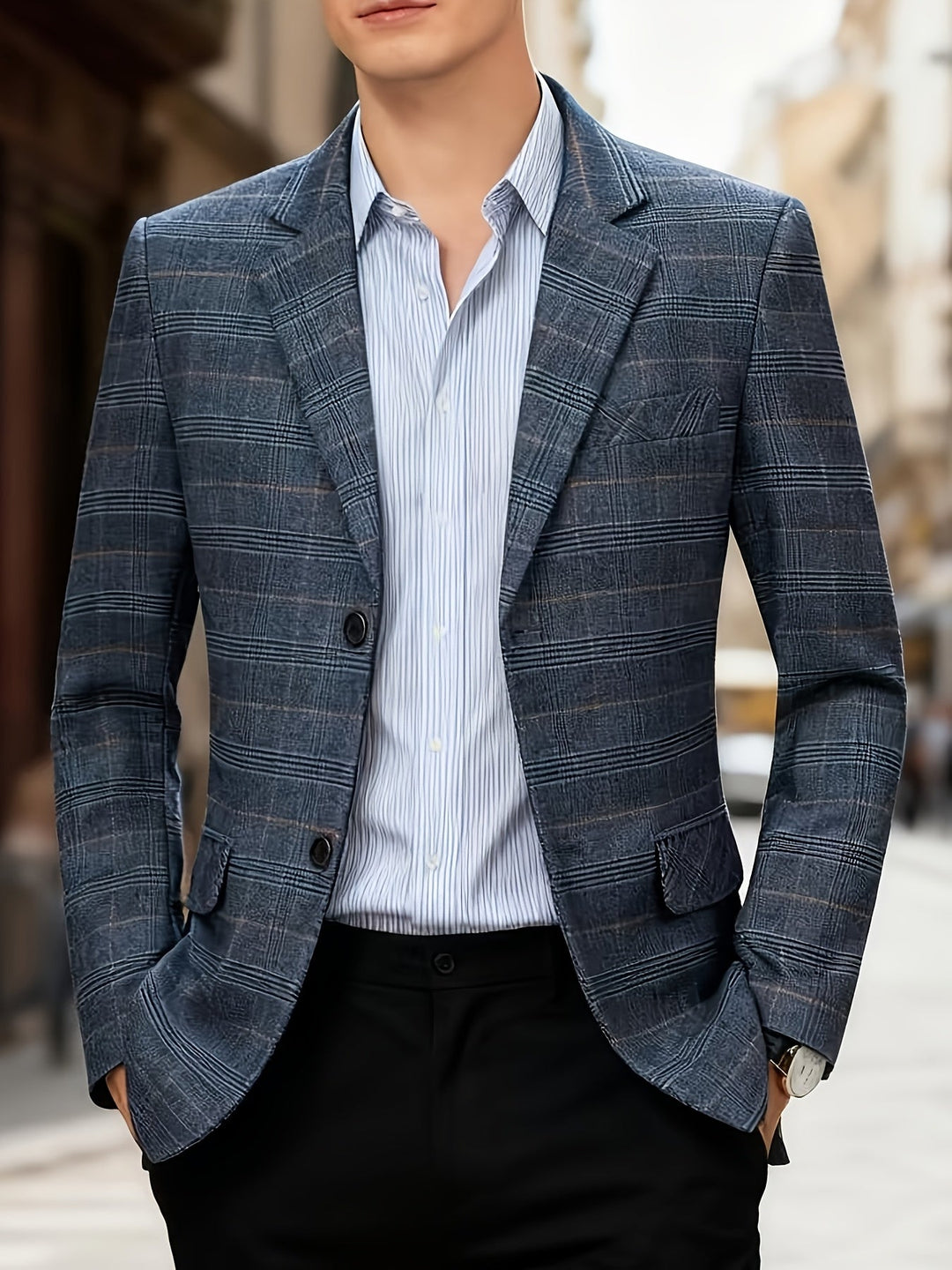 LAURENT MONACO | CHECKED JACKET FOR MEN