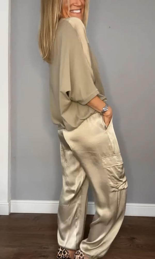 Women's Soft Two-Piece Loungewear Set