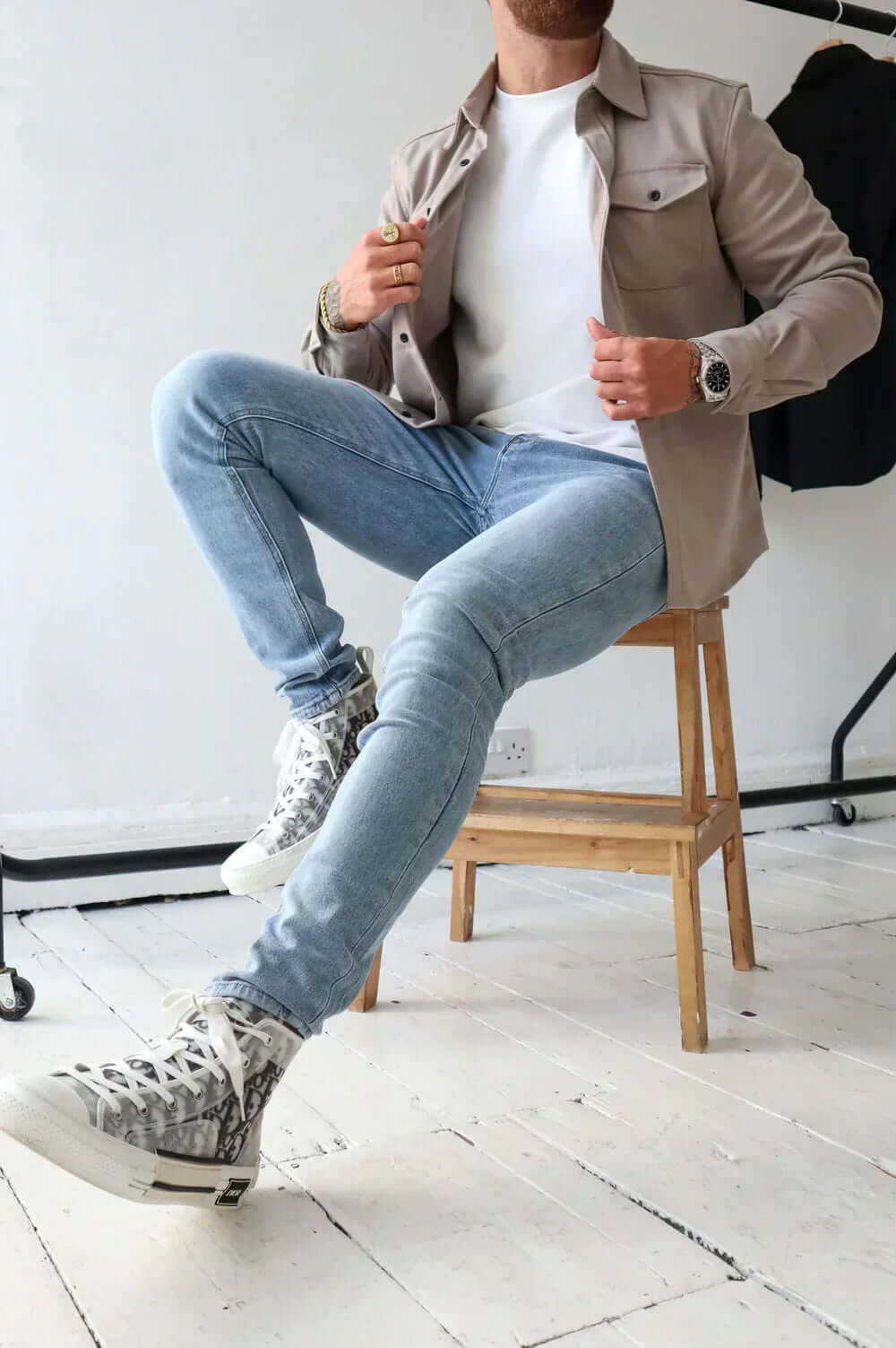 Men's Premium Overshirt Versatile & Stylish - Elena Harper