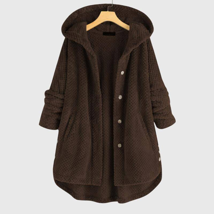 Franca™ Emma & Rose Cape Town soft luxurious fabric jacket with hood, stylish coat or jacket for a cozy, elegant look
