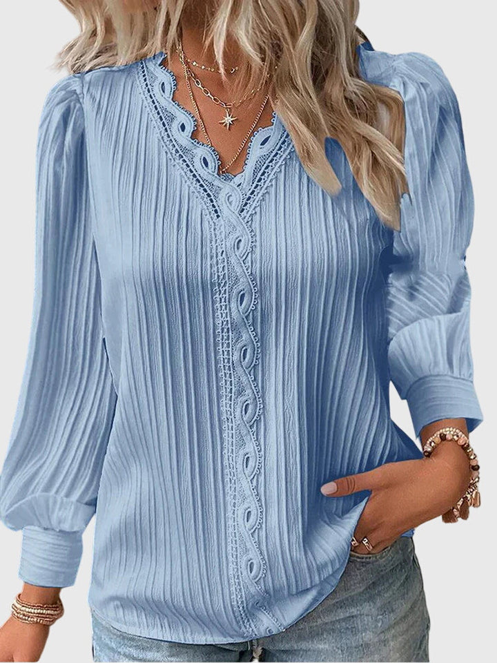 Andrea™  |  Elegant Pullover Blouse