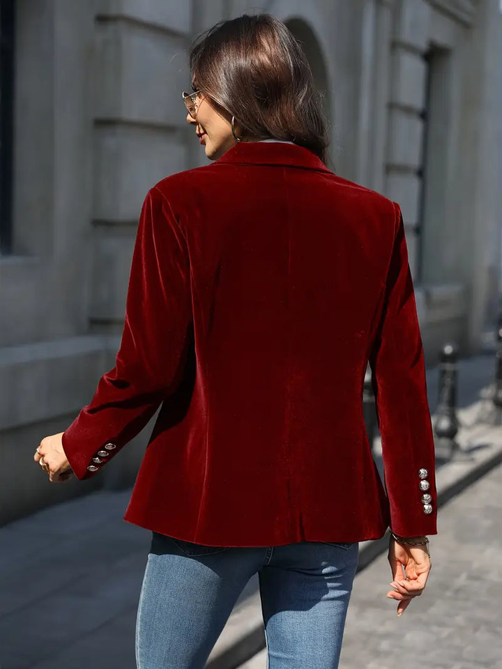 Sabina | Women's Classic Blazer with Single Button Closure