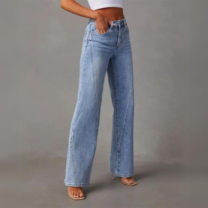 Wide Leg Jeans for Women with High Waist Fit