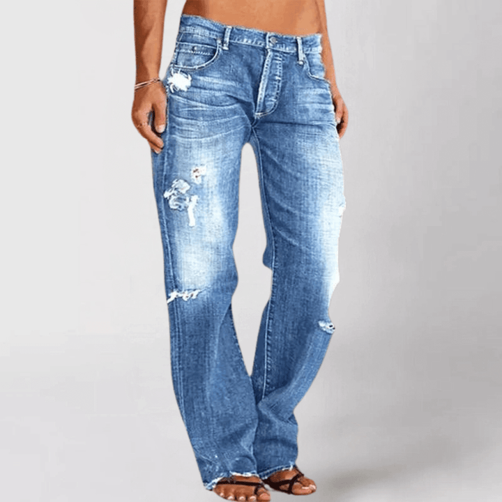 Women's Mid-Rise Bootcut Stretch Jeans - Elena Harper