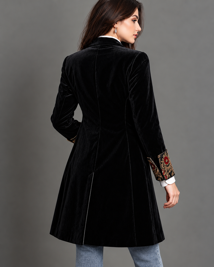 Ada™ | Elegant Blazer with Baroque Print