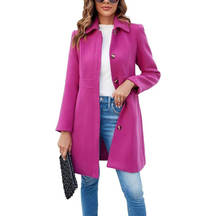 Vivian™  |  Long Sleeve Single-breasted Overcoat