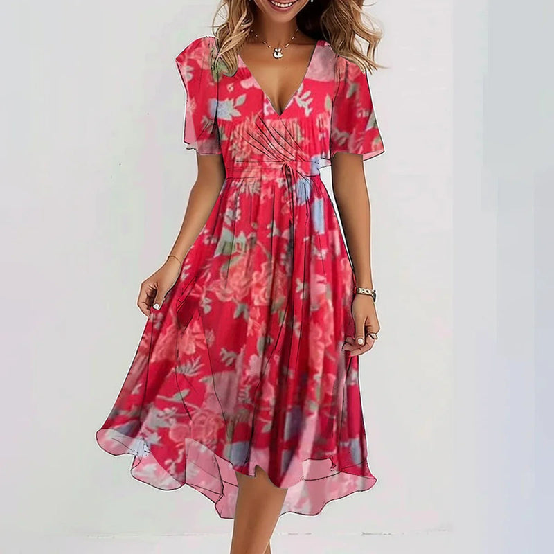 Sienna Chic Summer Dress - Elena Harper