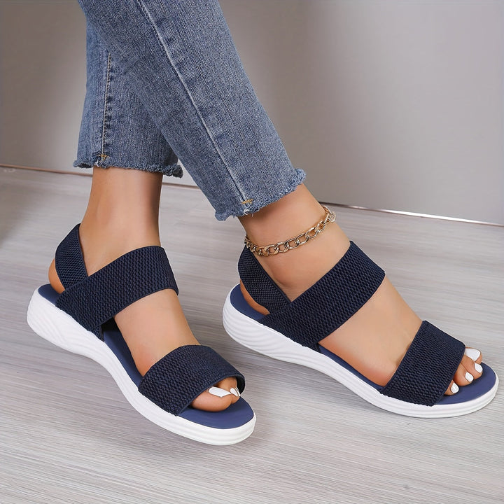 Leocadia | Lightweight Women's Sandals with Elastic Straps for Summer