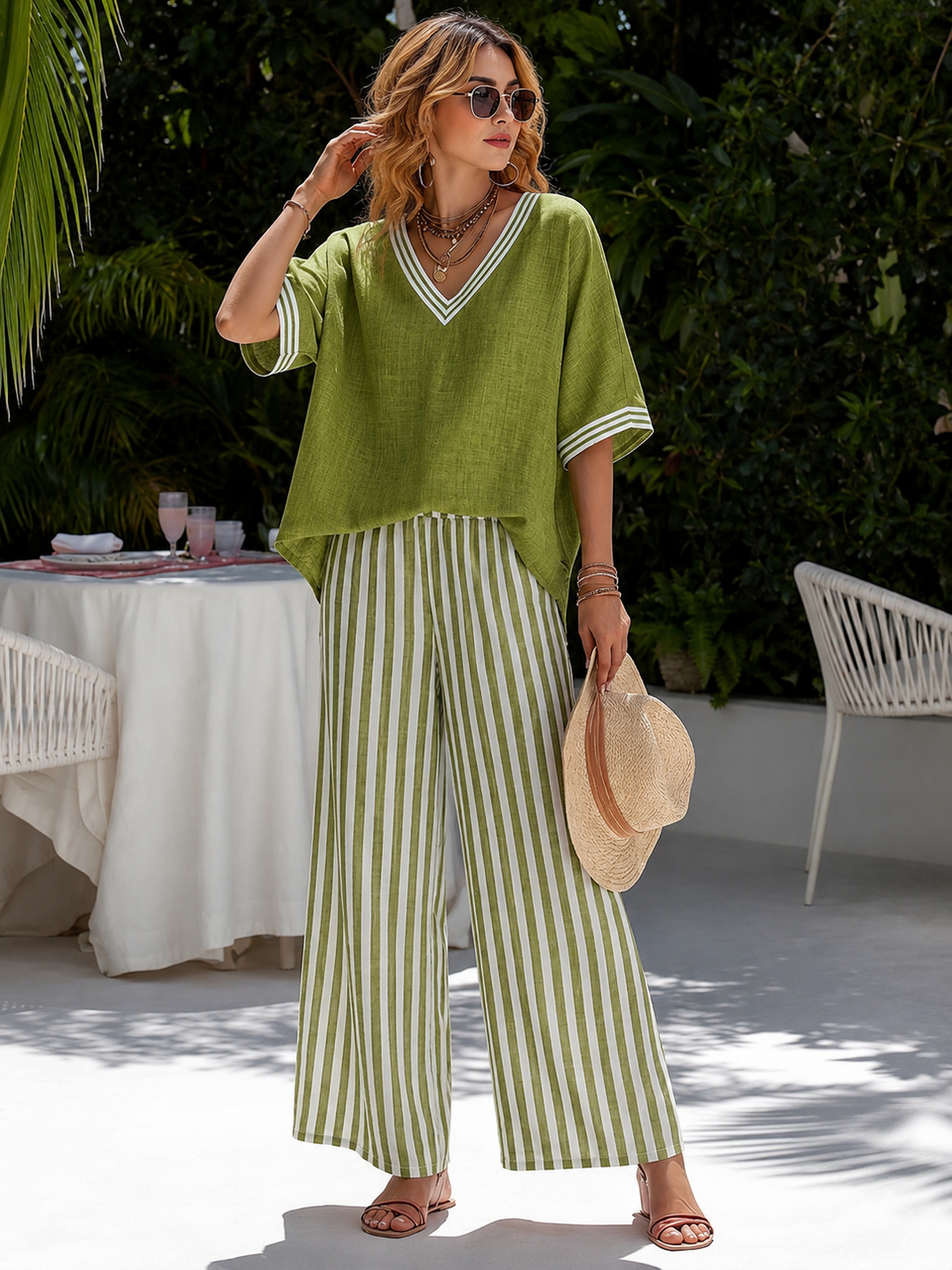 Alira™ | Striped Two-Piece Set