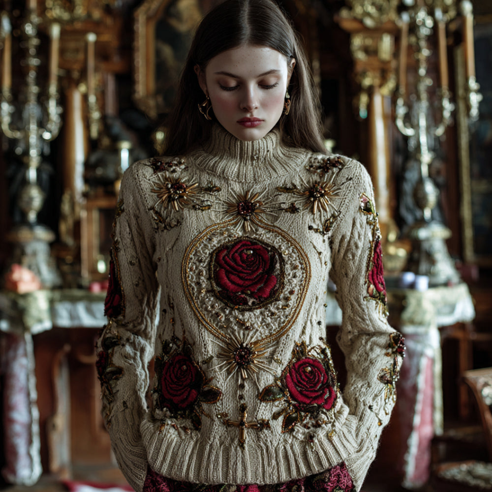 Gracefully Designed Sweater - Elena Harper
