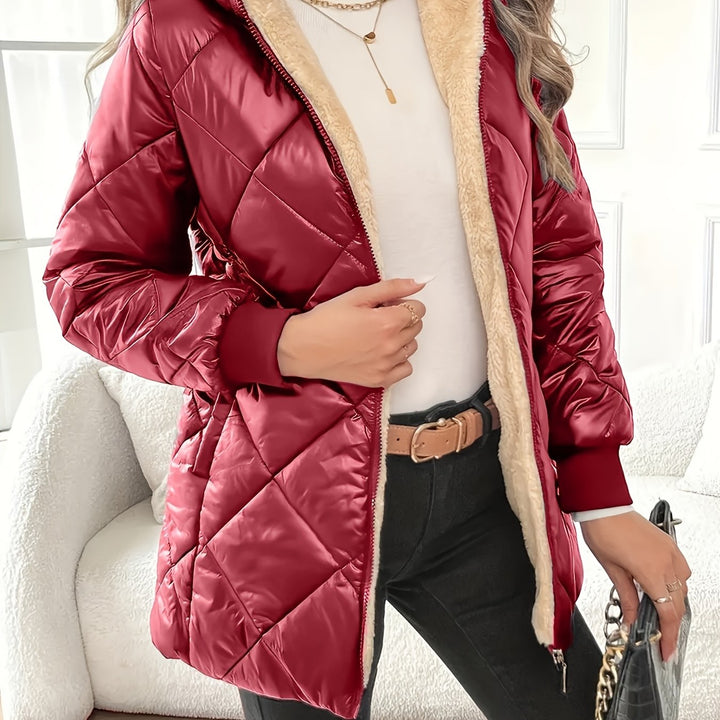 Lydia Winter Comfort Coat, view 4 - Elena Harper