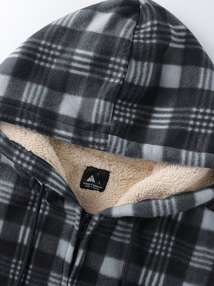 Klara | Cozy and Warm Flannel Hooded Jacket