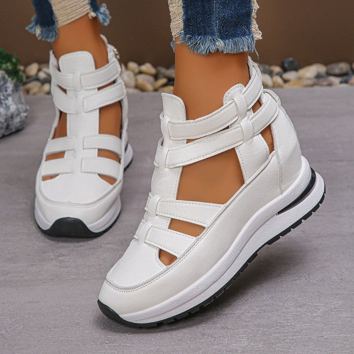 Vina™ | Stylish Cut-Out Platform Sneakers