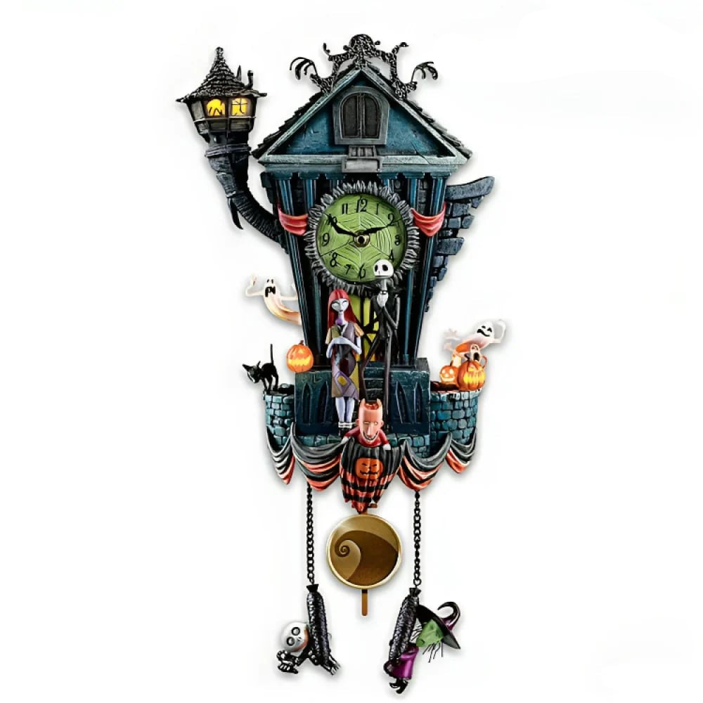 HallowClock Halloween Wall Clock, A Nightmare Before Christmas - Elena Harper