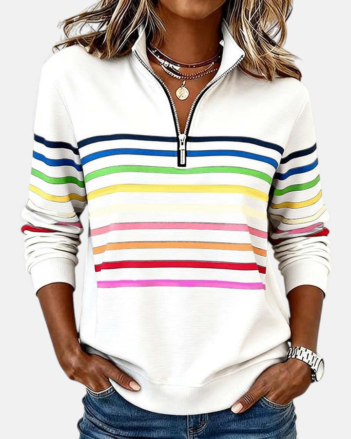 Vera™  |  Comfortable Striped Jumper