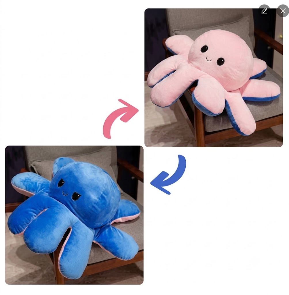 Friendly Plush Octopus for Little Ones