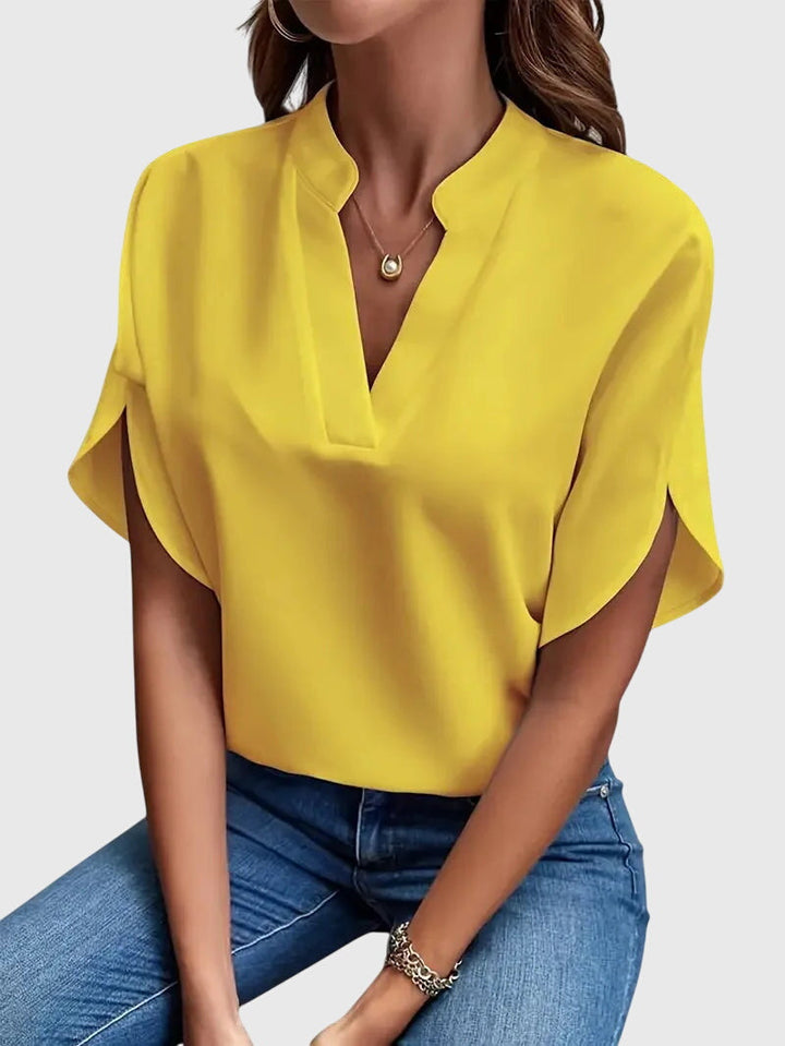 Beatrix™  |  Soft Elegant V-neck Shirt