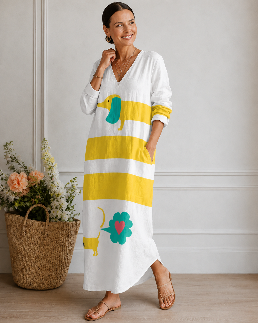 Eloise™ | Relaxed Flowing Midi Dress
