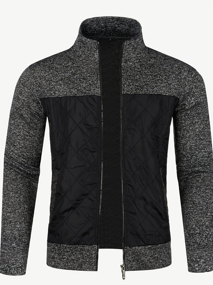 LAURENT MONACO | HIGH COLLAR ZIPPER JACKET FOR MEN