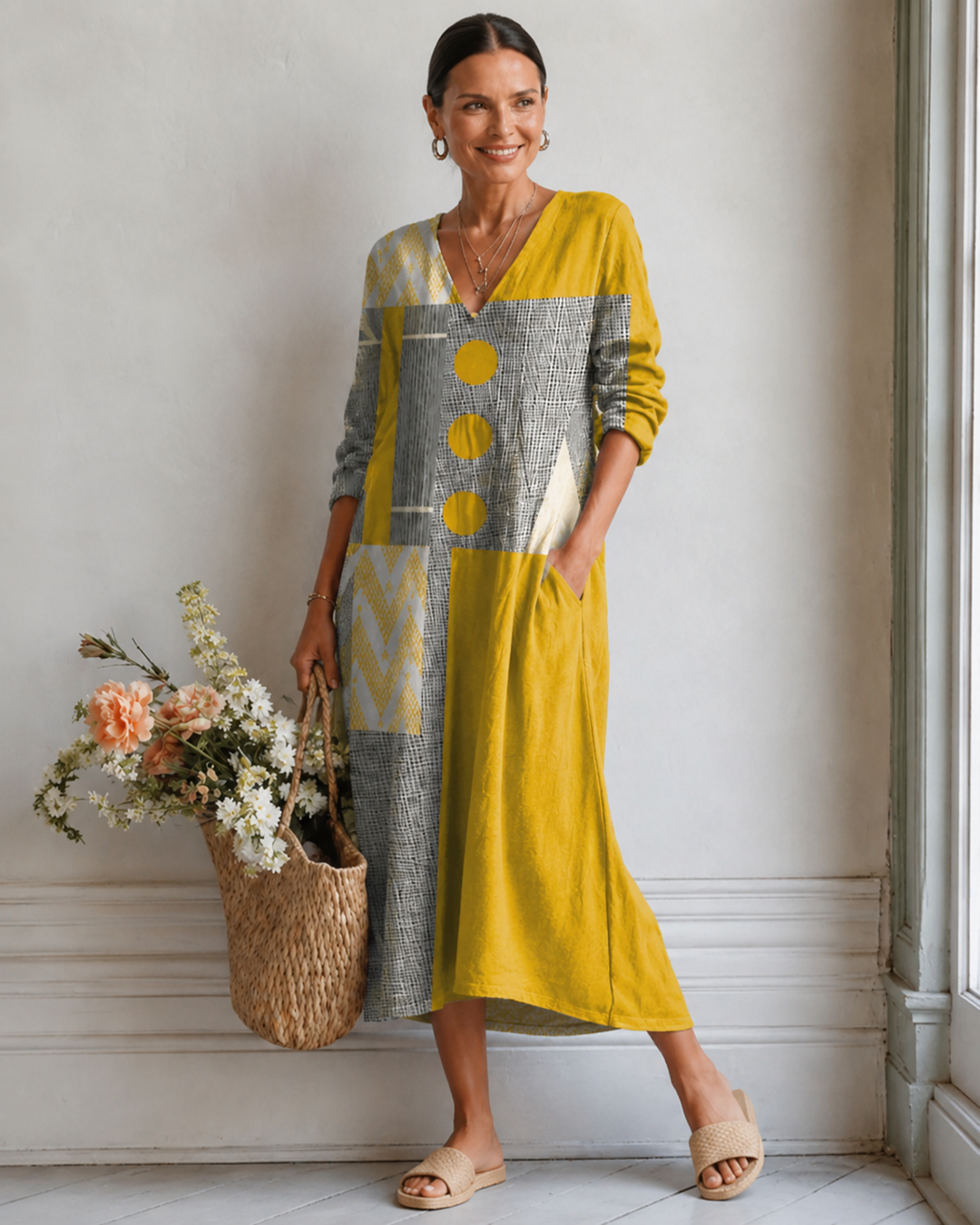 Eloise™ | Relaxed Flowing Midi Dress