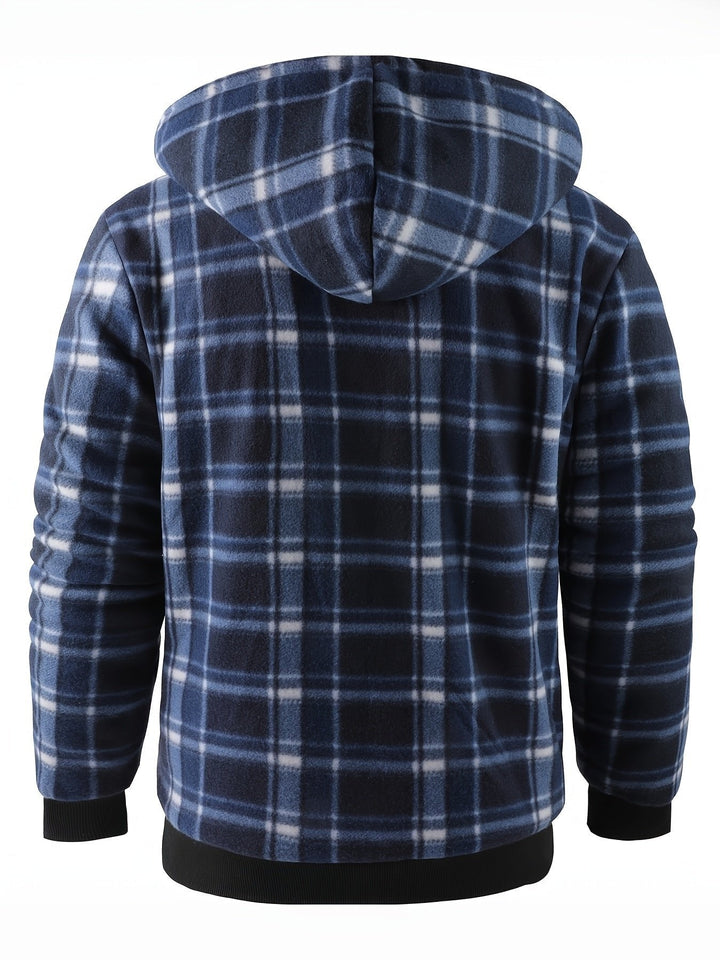 Klara | Cozy and Warm Flannel Hooded Jacket