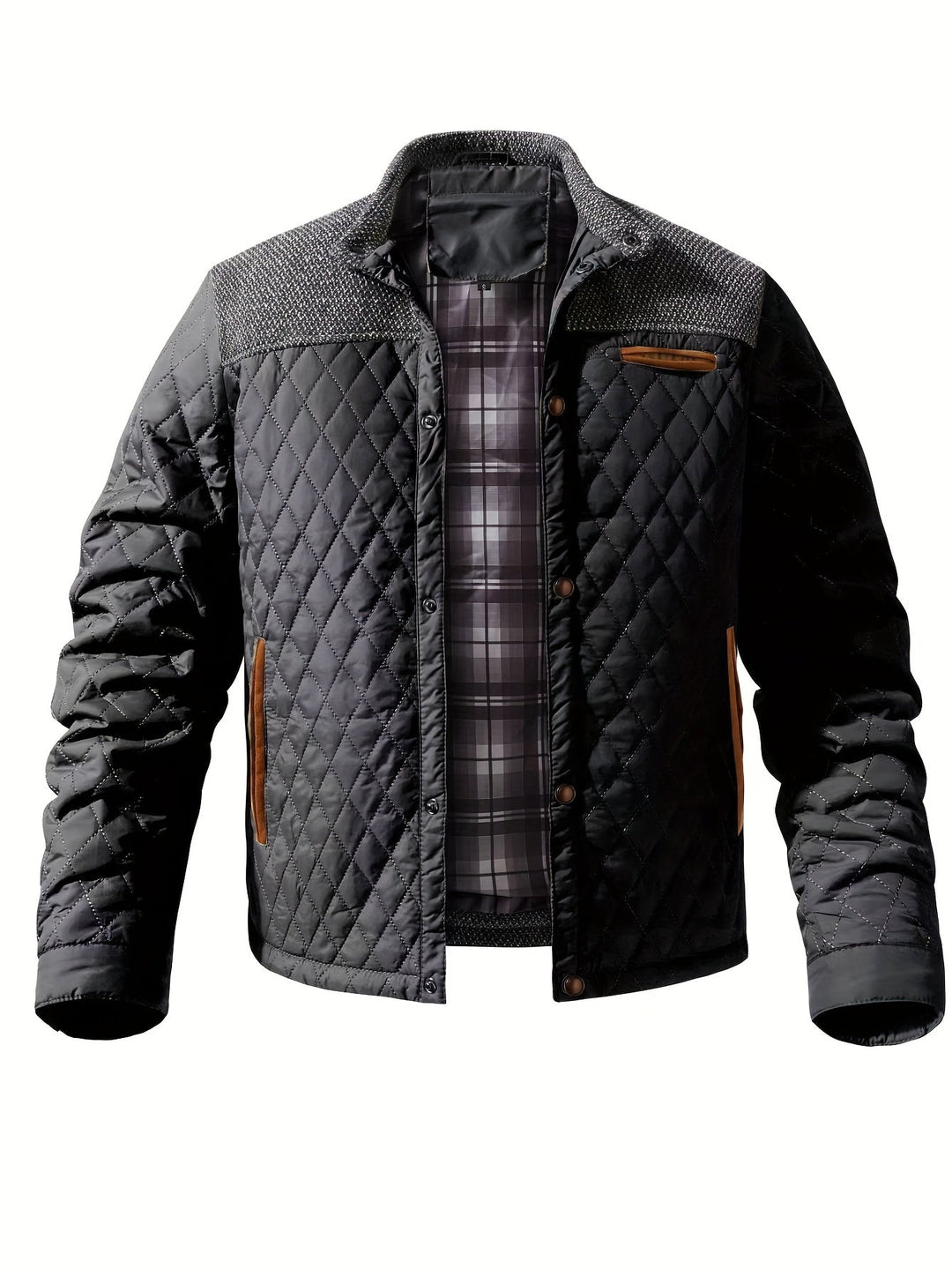 Vincent - Elegant Padded Down Jacket with High Collar