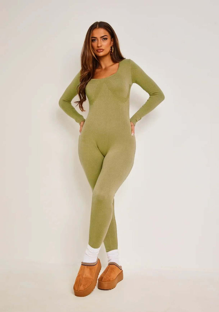 Women's Elegant Long Sleeve Jumpsuit