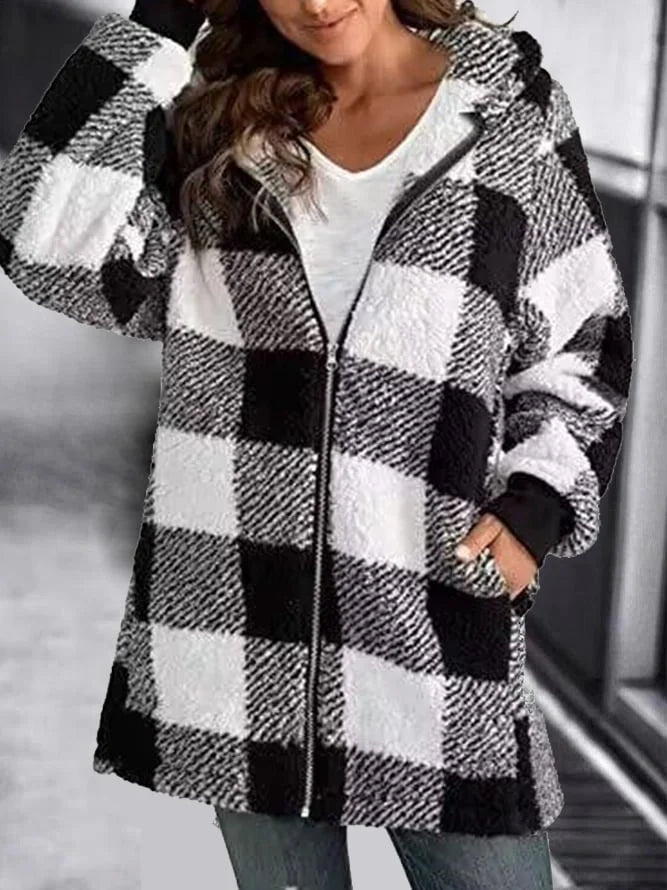 Georgia™ Oversized Checkered Coat