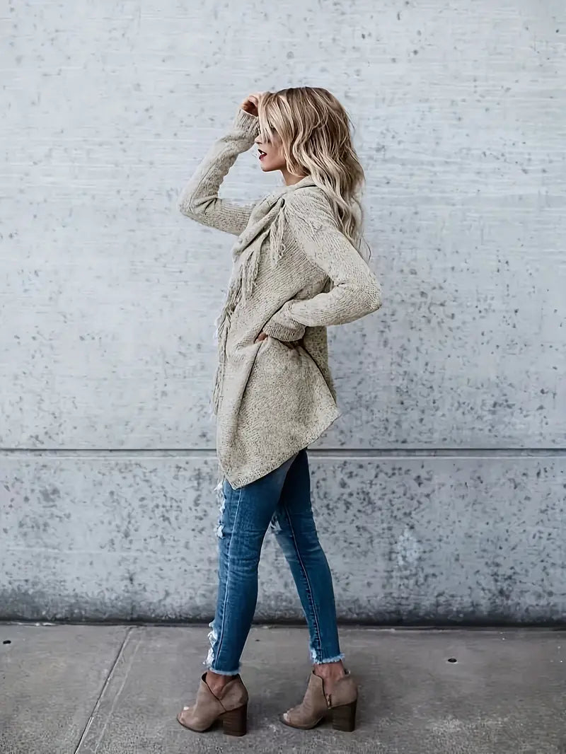Noor - Turtleneck Tunic Sweater