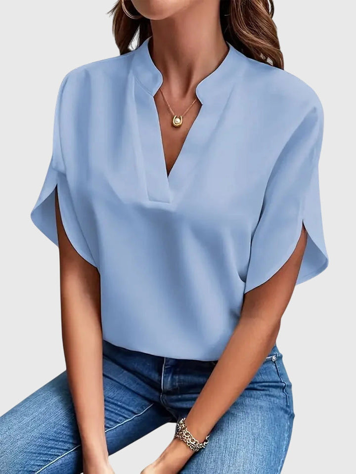 Beatrix™  |  Soft Elegant V-neck Shirt