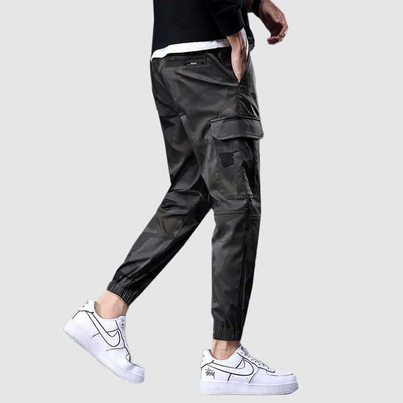 Men's Relaxed-Fit Camouflage Pants, view 5 - Elena Harper
